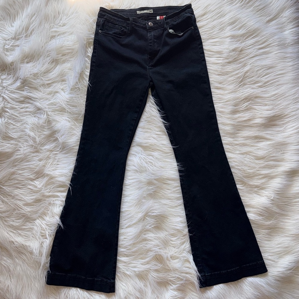 Stetson 921 Black Women's High Rise Flare Jeans